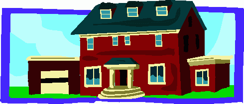 red colonial house